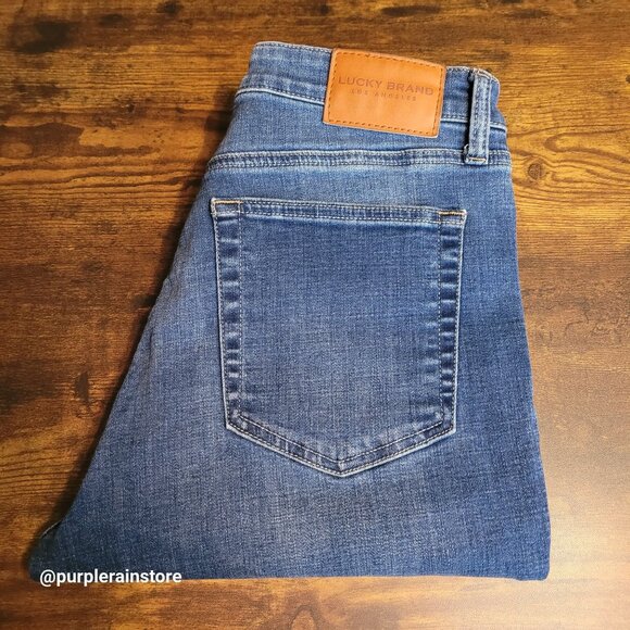 Lucky Brand Jeans 12 Skiny Ankle Bridgette High Rise Tummy Control Medium Wash - Picture 3 of 13